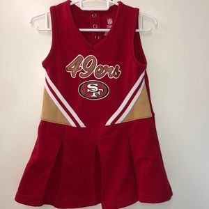 49ers cheerleader dress
